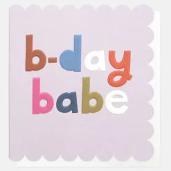 Lilac Scallop Birthday Card>Caroline Gardner Cheap