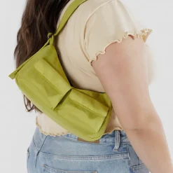 Lime Green Cargo Shoulder Bag>Caroline Gardner Store