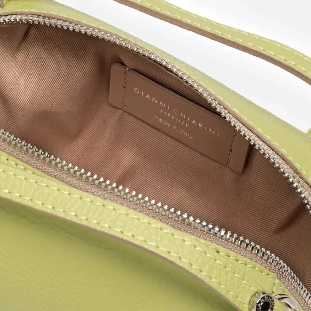 Lime Leather Small Alifa Bag>Caroline Gardner Flash Sale