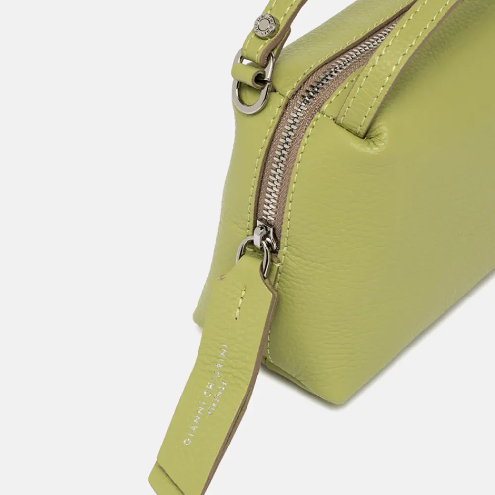 Lime Leather Small Alifa Bag>Caroline Gardner Flash Sale