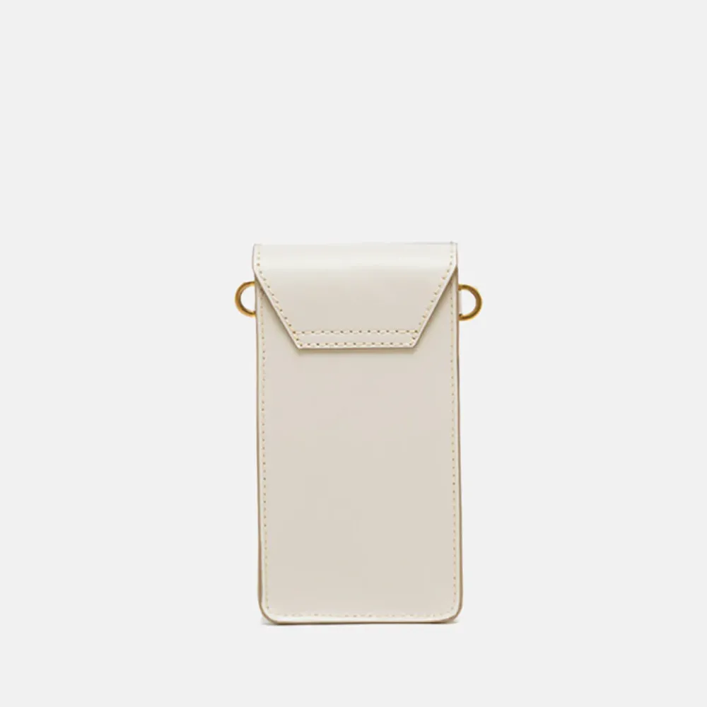 Marble White Leather Corallo Phone Bag>Caroline Gardner Hot