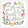 Meadow Wreath Birthday Card>Caroline Gardner Shop