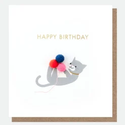 Mini Poms Cat Birthday Card>Caroline Gardner Cheap