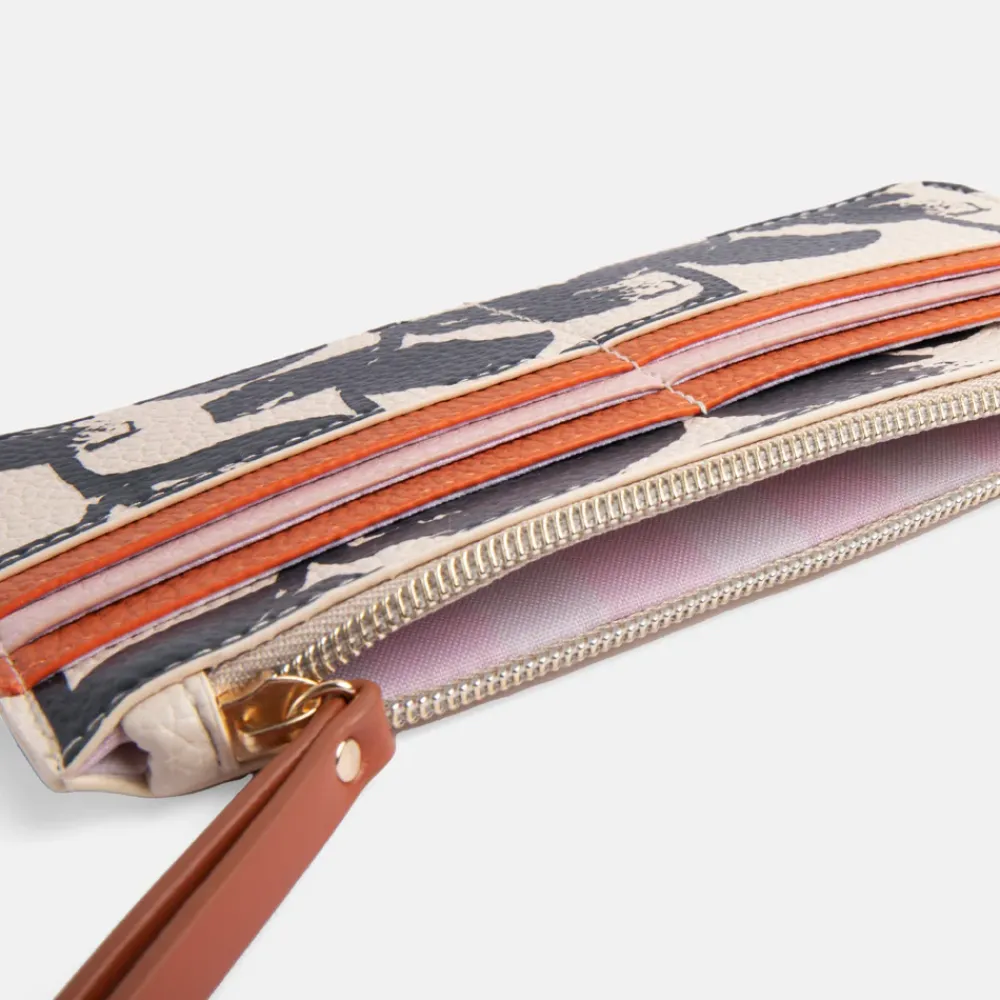 Mono Bloom Long Patch Purse>Caroline Gardner Shop