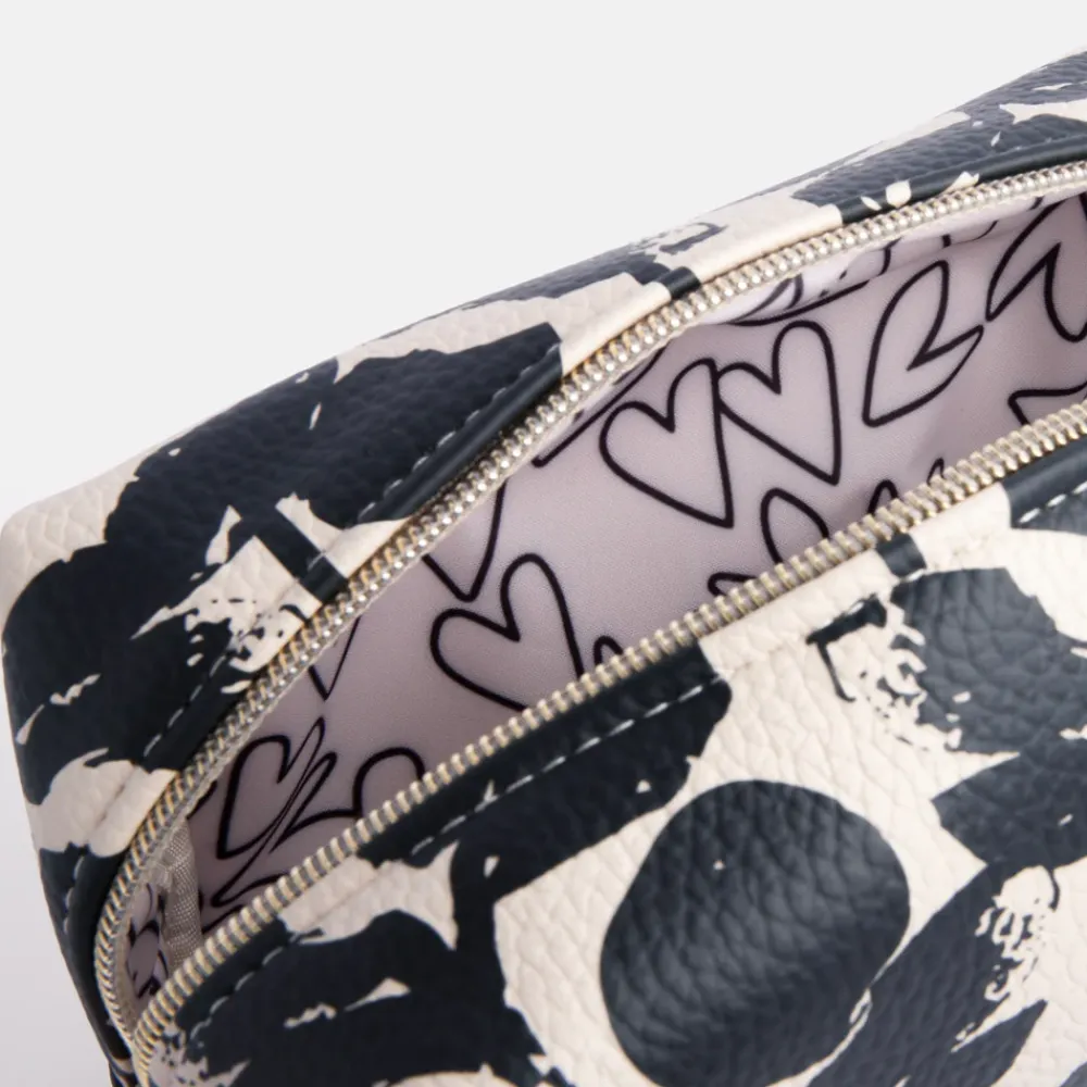 Mono Blooms Cube Cosmetic Bag>Caroline Gardner Flash Sale