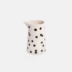 Mono Dotty Hand Painted Stoneware Milk Jug>Caroline Gardner Hot