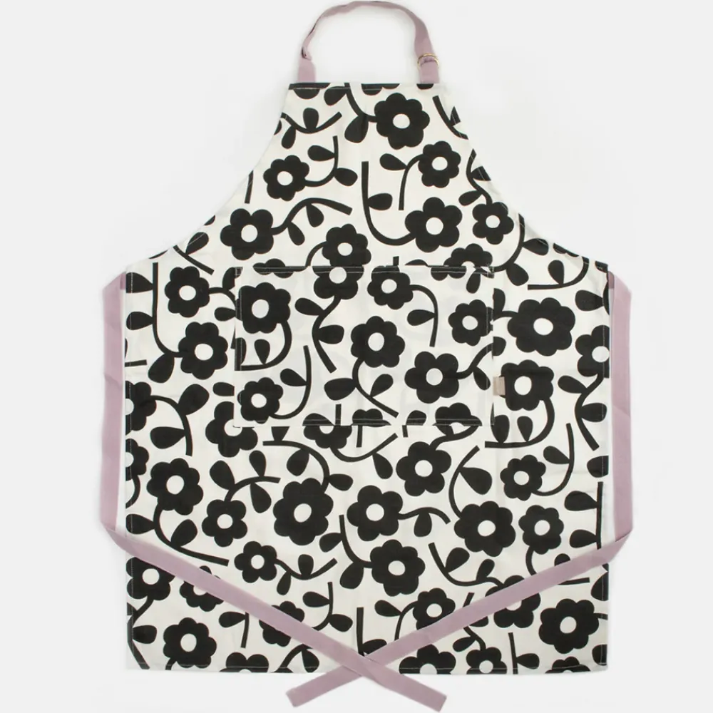 Mono Floral Apron>Caroline Gardner Shop
