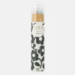 Mono Floral Set of 6 Highlighters>Caroline Gardner Best
