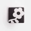 Mono Floral Square Pocket Mirror>Caroline Gardner Cheap