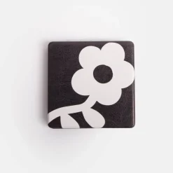 Mono Floral Square Pocket Mirror>Caroline Gardner Cheap