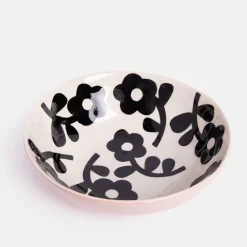 Mono Floral Stoneware Bowl><noscript><img width=
