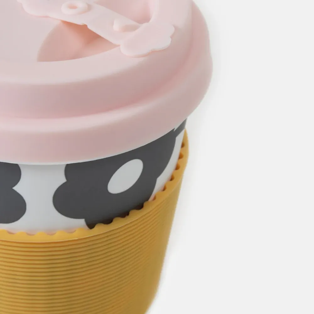 Mono Floral Travel Mug>Caroline Gardner Store