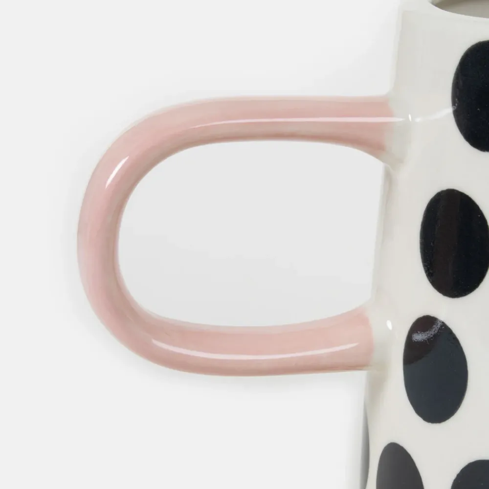 Mono Spot Hand Painted Stoneware Jug>Caroline Gardner Outlet