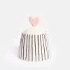Mono Stripe Stoneware Pot>Caroline Gardner Online