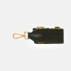 Moss Green Herringbone Bag Strap>Caroline Gardner Hot
