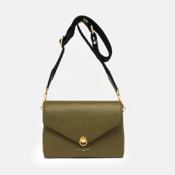 Moss Green Leather Corallo Envelope Bag>Caroline Gardner Best Sale