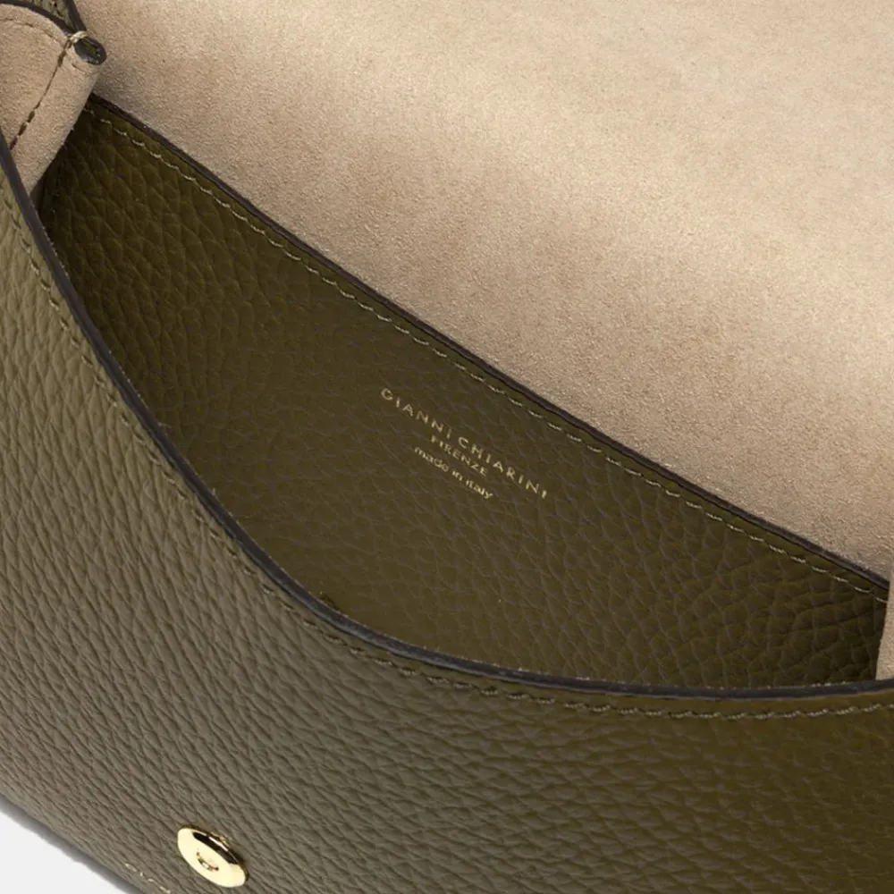 Moss Green Leather Corallo Envelope Bag>Caroline Gardner Best Sale