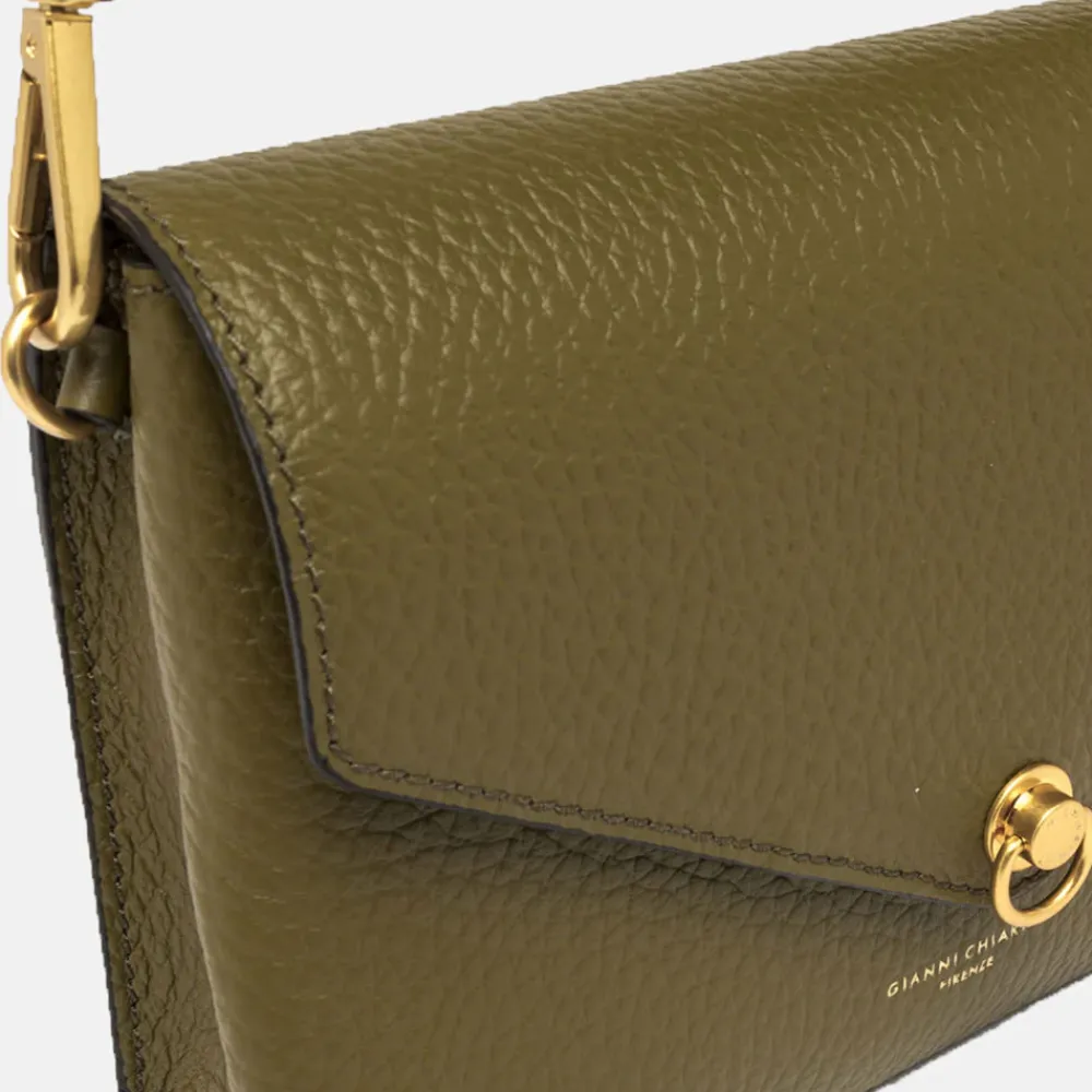 Moss Green Leather Corallo Envelope Bag>Caroline Gardner Best Sale