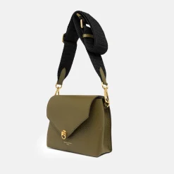 Moss Green Leather Corallo Envelope Bag><noscript><img width=