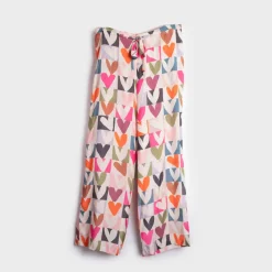 Multi Colour Block Hearts Pyjama Trousers>Caroline Gardner Online