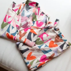 Multi Colour Block Hearts Pyjama Trousers><noscript><img width=