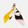Multi Geometric Square Silk Scarf>Caroline Gardner Discount