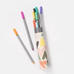 Multi Hearts Set of 9 Fineliners>Caroline Gardner Clearance