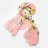 Multi Small Triangles Silk Scarf>Caroline Gardner Store