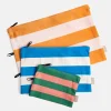 Multi Stripe Set of 3 Travel Pouches>Caroline Gardner Discount