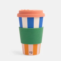 Multi Stripe Travel Mug>Caroline Gardner Online