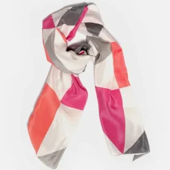 Multi Triangle Silk Scarf>Caroline Gardner Cheap