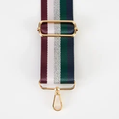 Multi/Metallic Stripe Webbing Handbag Strap>Caroline Gardner Cheap
