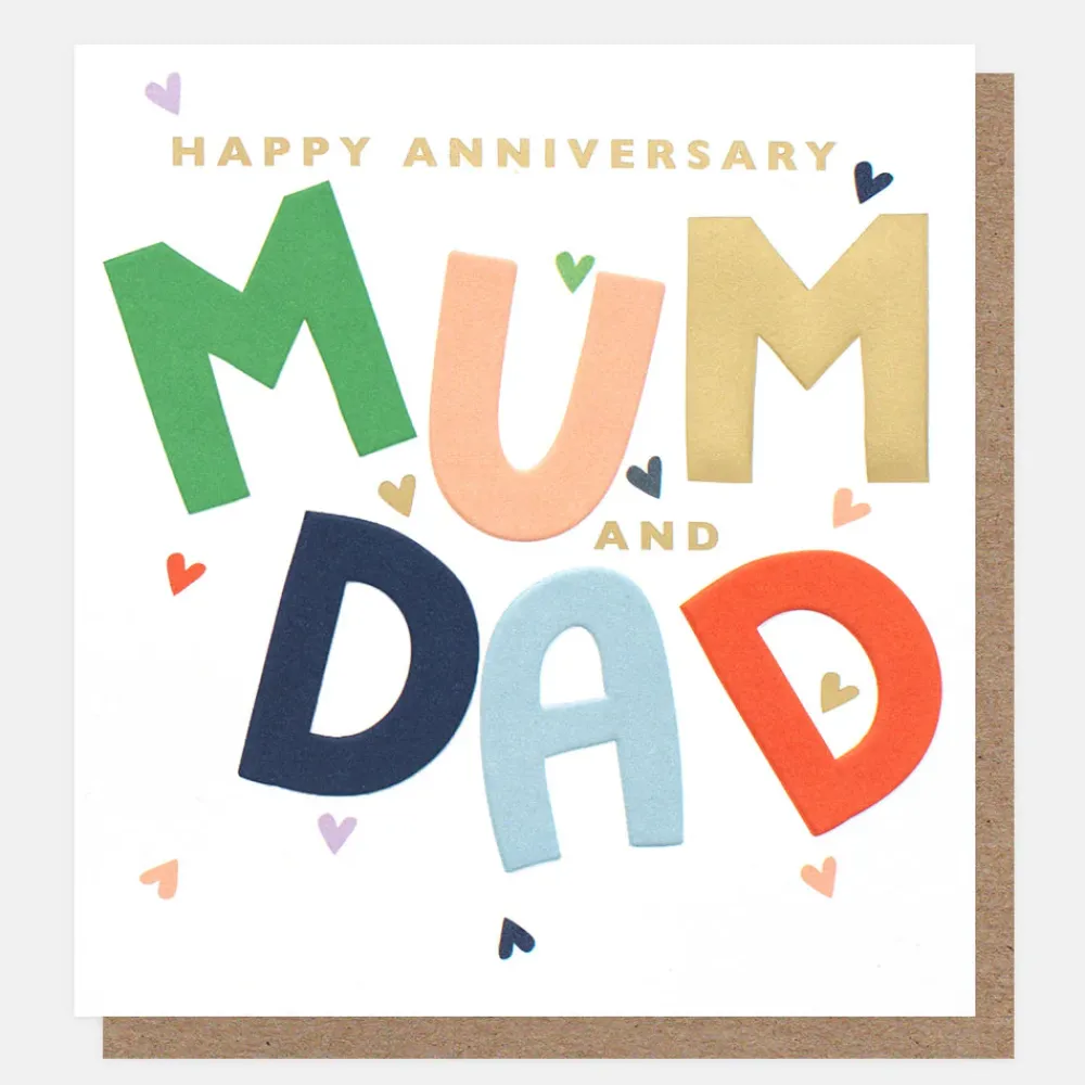 Mum & Dad Anniversary Card>Caroline Gardner Sale