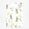 New Baby Boy Bunnies Wrapping Paper and Tags Set of 2>Caroline Gardner Hot