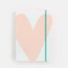 Nude Heart Small Jotter Soft Cover Notebook>Caroline Gardner Cheap