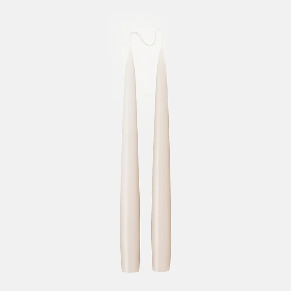 Nude Taper Dinner Candles Set of 2>Caroline Gardner Sale