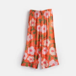 Orange Bloom Wide Leg Lounge Pants>Caroline Gardner Cheap