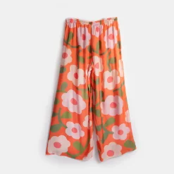 Orange Bloom Wide Leg Lounge Pants>Caroline Gardner Cheap
