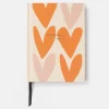 Orange/Pale Pink Hearts Address and Birthday Book>Caroline Gardner Cheap