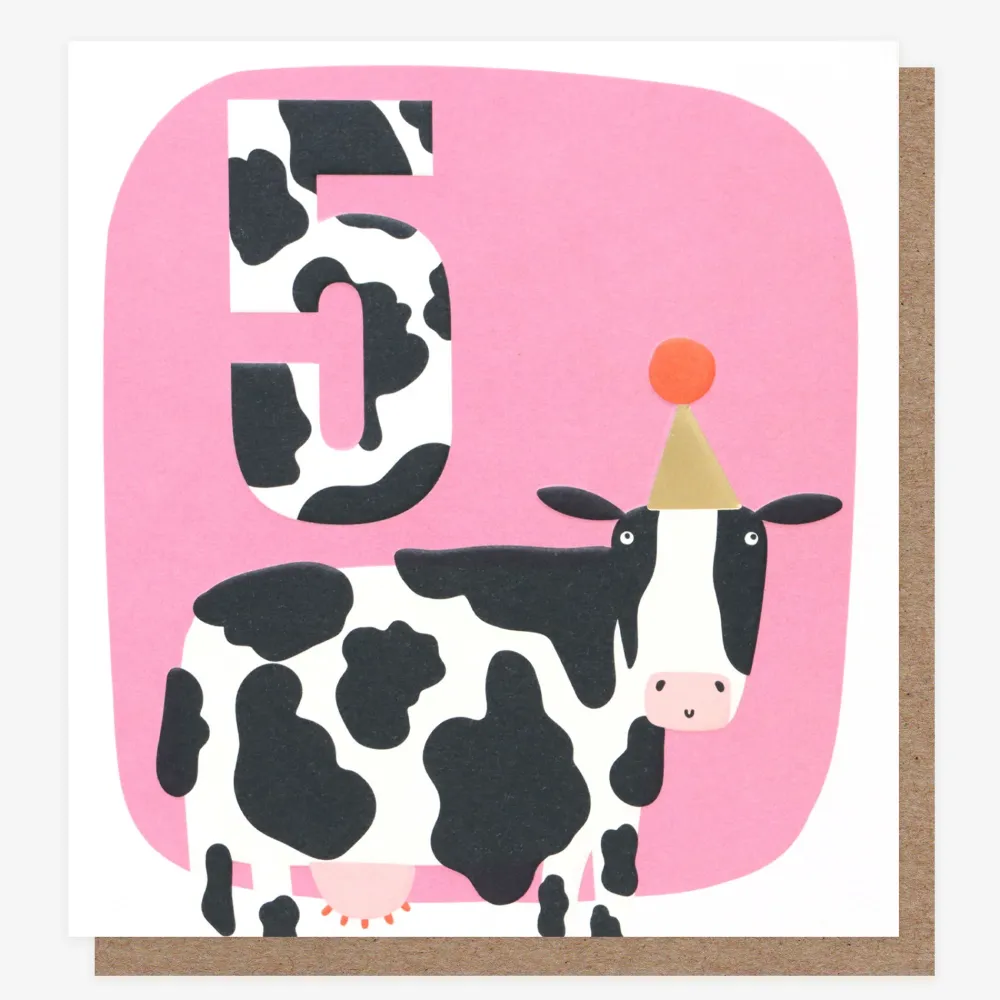 Party Cow 5th Birthday Card>Caroline Gardner Cheap