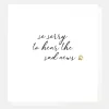 Paw Print Sorry To Hear Sympathy Card>Caroline Gardner Sale