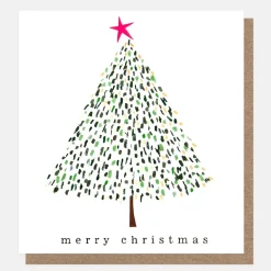 Penguin & Tree Mixed Charity Christmas Cards Pack of 8><noscript><img width=