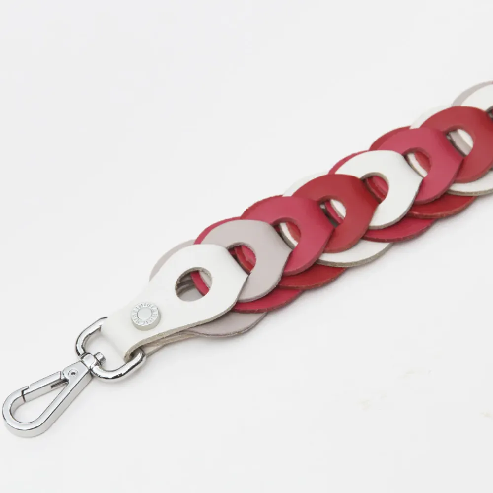 Peony Leather Loop Handbag Strap>Caroline Gardner Outlet