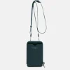 Petrol Blue Leather Dollaro Phone Bag>Caroline Gardner Cheap
