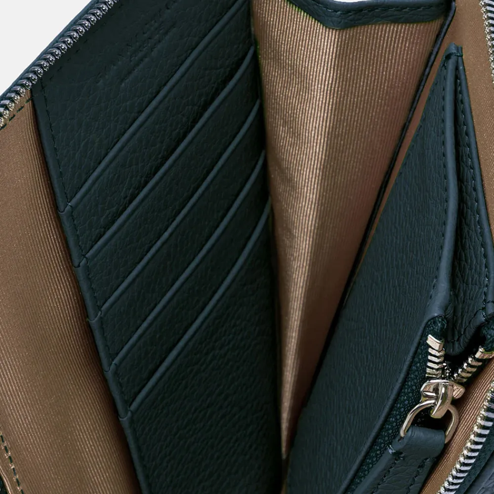 Petrol Blue Leather Dollaro Phone Bag>Caroline Gardner Cheap