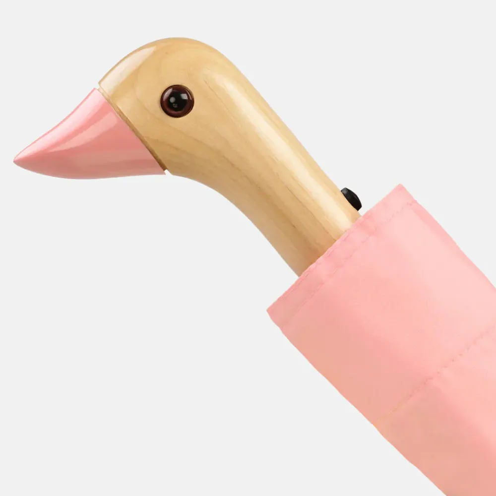 Pink Eco Duckhead Folding Umbrella>Caroline Gardner Shop