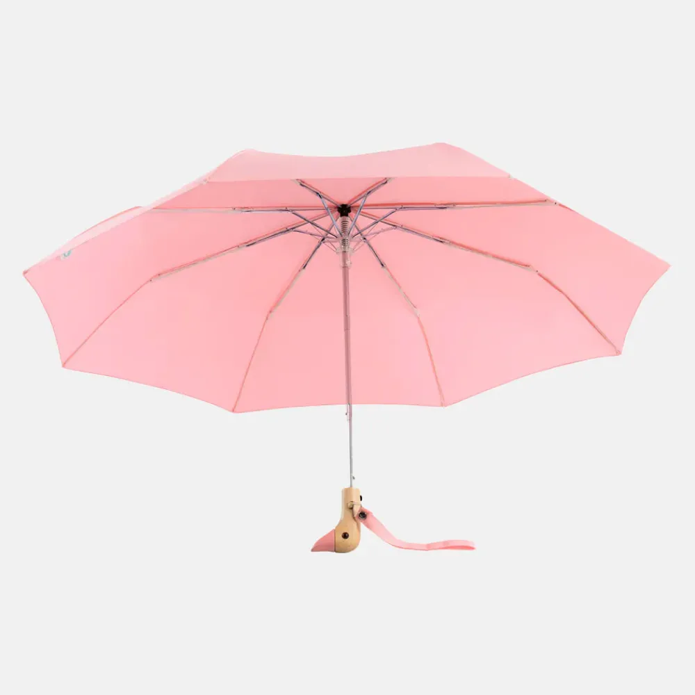 Pink Eco Duckhead Folding Umbrella>Caroline Gardner Shop