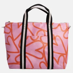 Pink Hearts Weekend Bag>Caroline Gardner Best Sale
