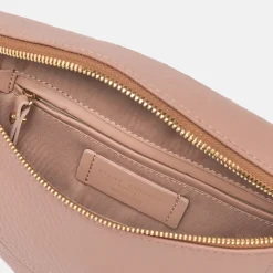Pink Leather Brooke Crossbody Belt Bag>Caroline Gardner Clearance