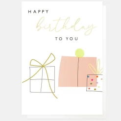 Pink Presents Birthday Card>Caroline Gardner Cheap
